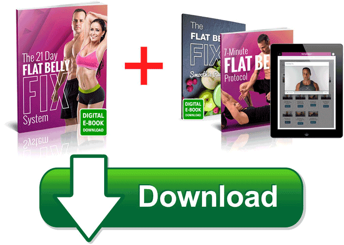 21 day Flat Belly Fix regime is one that focuses on arming you with all the information and resources you need to get to a happy place with your weight